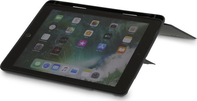 Mbulesë tablet LMP ProtectCase për iPad, me kapak magnetik, mbajtëse për Apple Pencil, e zezë