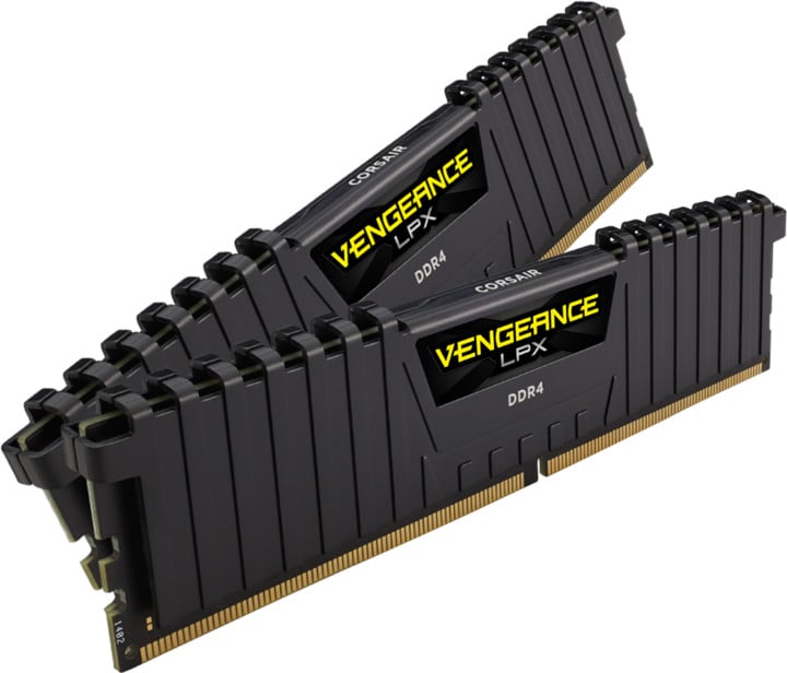 Memorie operative Corsair Vengeance LPX CL16, 2x8 GB DDR4, 3200MHz, e zezë