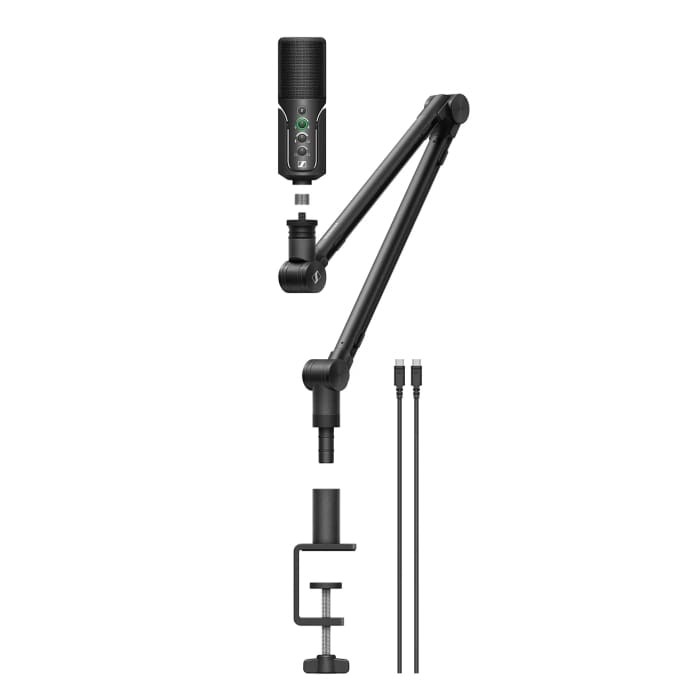 Mikrofon Sennheiser Profile, USB, me krah tavoline, i zi
