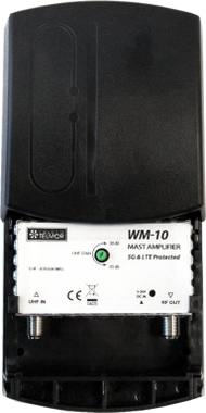 Amplifikator antene Telkom Telmor WM-10, UHF DVB-T2, 5G Protected, i gjelbër