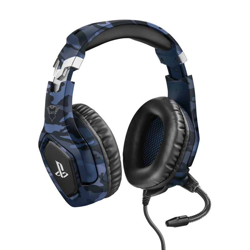 Kufje gaming Trust GXT 488 Forze B, 50mm, me mikrofon, blu