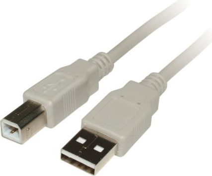 Kabllo PremiumCord USB A - USB B ku2ab05, 0.5m, e hirtë