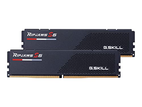 Memorie RAM G.Skill Ripjaws S5 F5-6000J3040F16GX2-RS5K, DDR5 32GB 2x16GB, 6000MHz, e zezë