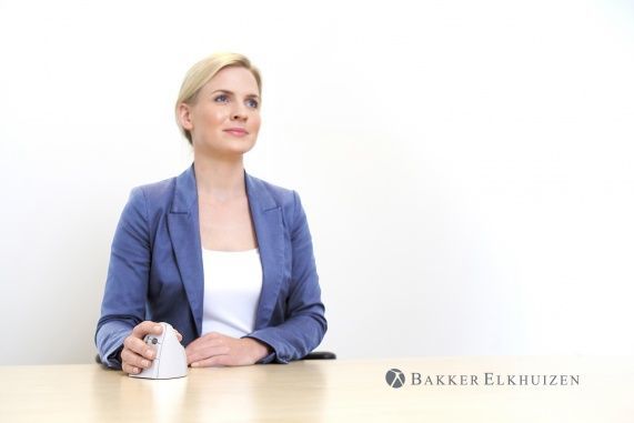 Maus BakkerElkhuizen Evoluent, wireless, USB, i zi dhe vjollcë