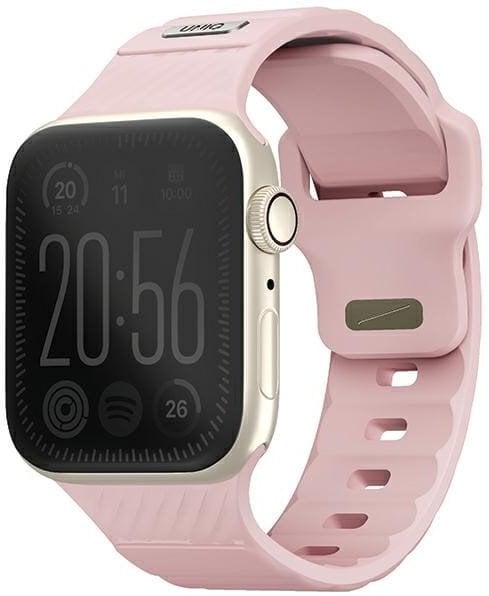 Rrip dore Uniq Stride për Apple Watch 38/40/41mm, FKM Rubber, rozë