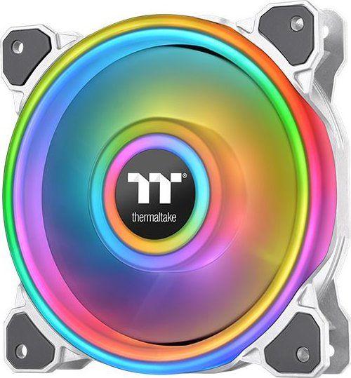 Ftohës Thermaltake Riing Quad 14 RGB, 140 mm, i bardhë