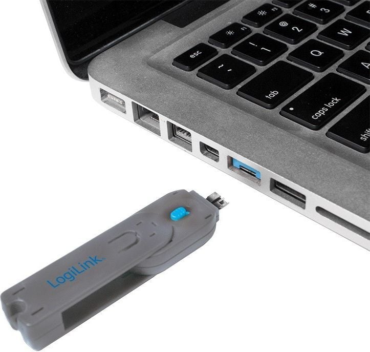 Set bllokues USB LogiLink AU0043, 4 copë, me çelës