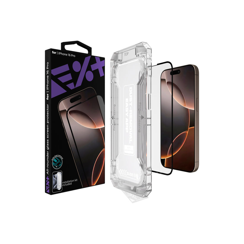 Mbrotës ekrani xhami NEXT ONE All rounder, për iPhone 16 Pro, transparent
