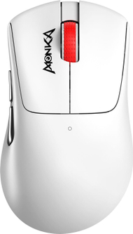 Maus gaming Marvo MONKA RAPID, pa kabllo, 12000 DPI, i bardhë
