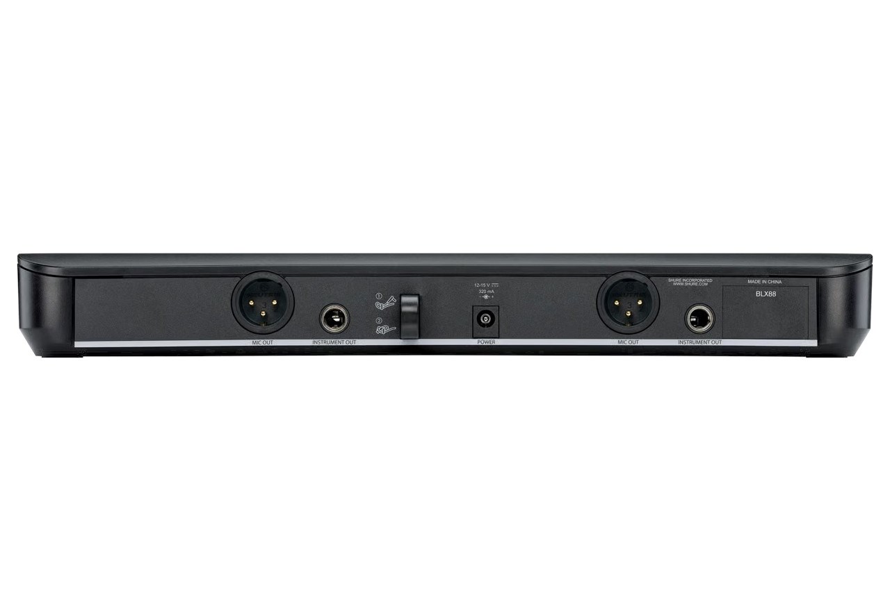 Sistem mikrofoni pa tel Shure BLX288E SM58, dy kanale, 518-542 MHz, i zi