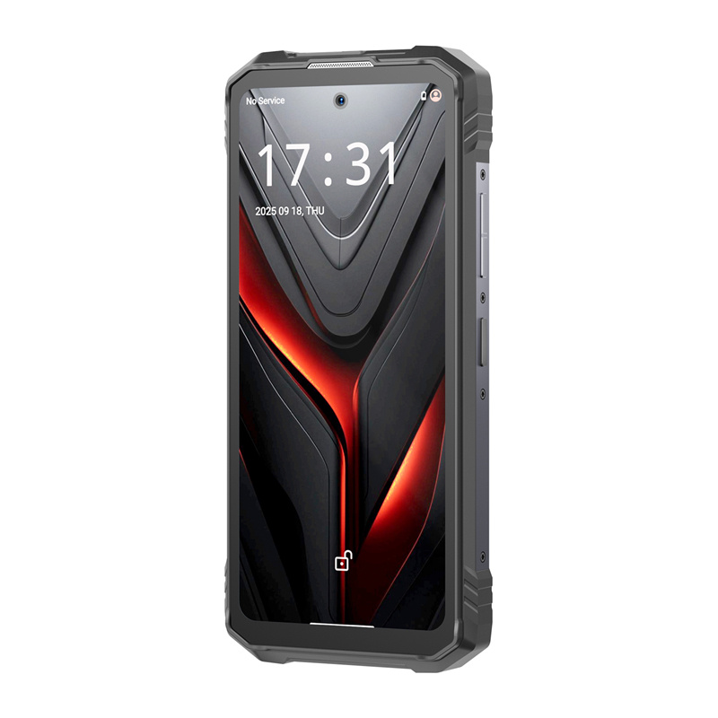 Telefoni i fortë HOTWAV Hyper 8 Ultra, 12GB 512GB, 12000mAh, 5G, gri i zi