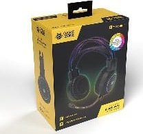 Kufje gaming Tracer GZ X1, USB, RGB LED, me mikrofon fleksibël, të zeza