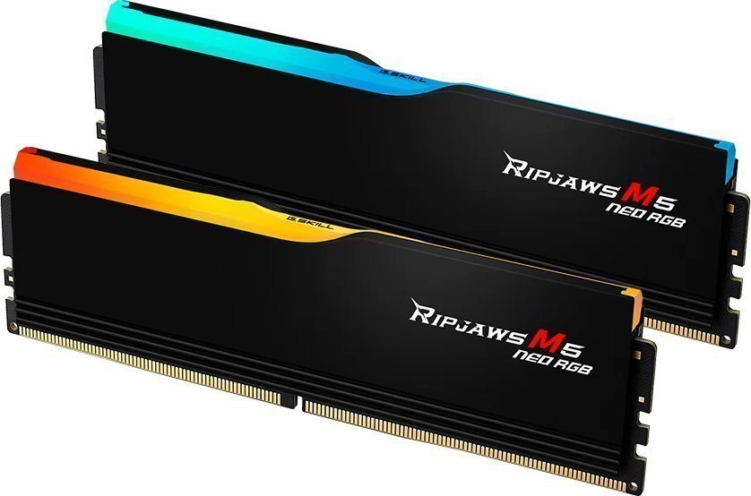 Memorie RAM G.Skill Ripjaws M5 RGB F5-6000J3636F32GX2-RM5NRK, 64GB DDR5, 6000MHz, e zezë
