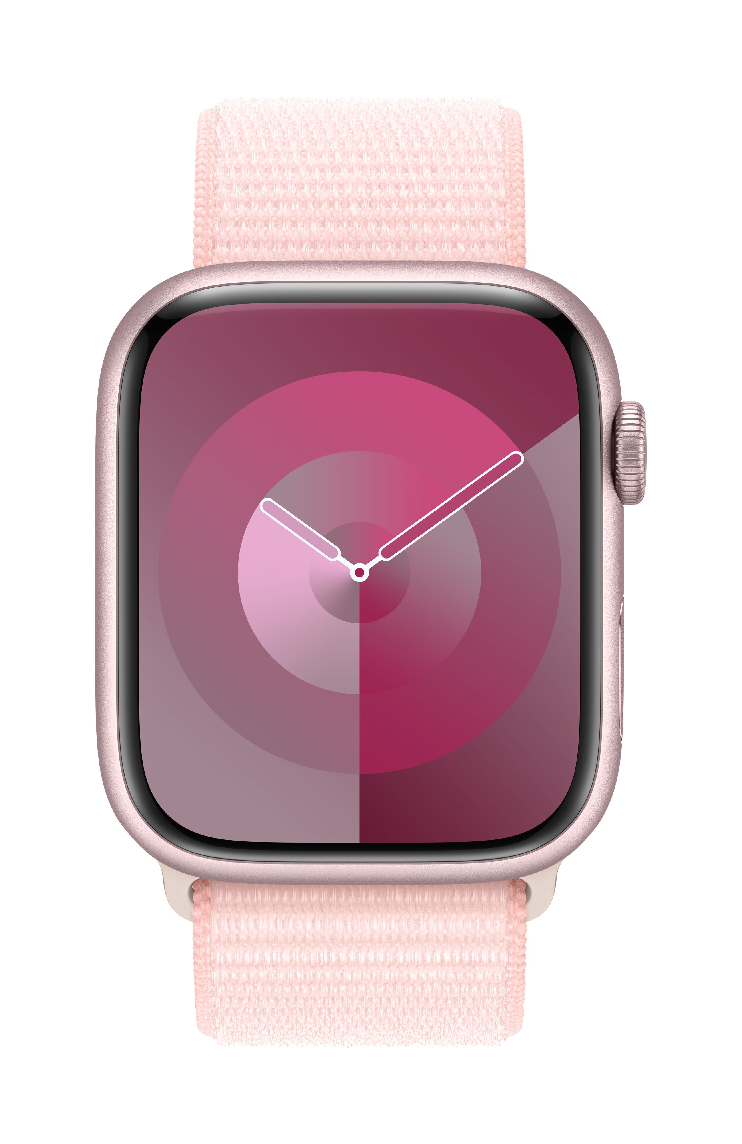 Apple Watch 45mm Band, Light Pink Sport Loop