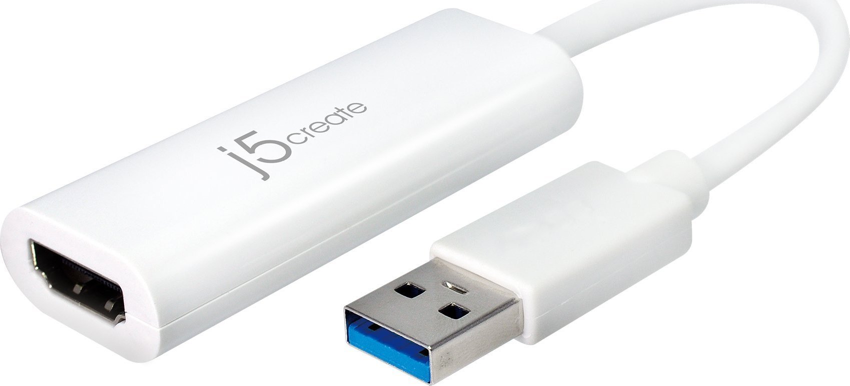 Графички адаптер USB j5create JUA254, 2048 x 1152 px, USB 3.2, бел
