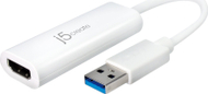 Графички адаптер USB j5create JUA254, 2048 x 1152 px, USB 3.2, бел