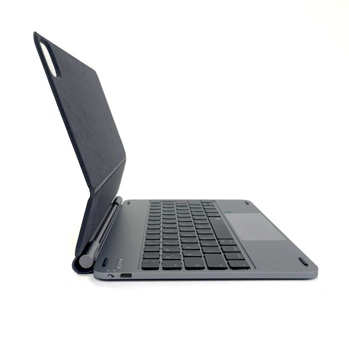 Dviced Magnetic Aluminium Keyboard Case For iPad Air/Pro 11-Inch, HU, Dark Grey