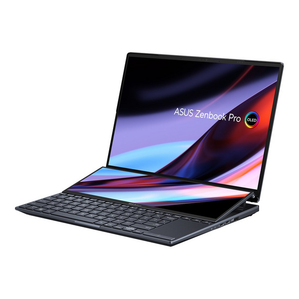Laptop ASUS ZenBook Pro 14 Duo OLED, 14.5", 32 GB RAM, 1 TB SSD, Core i9, NVIDIA Geforce RTX 3050 Ti, i zi 