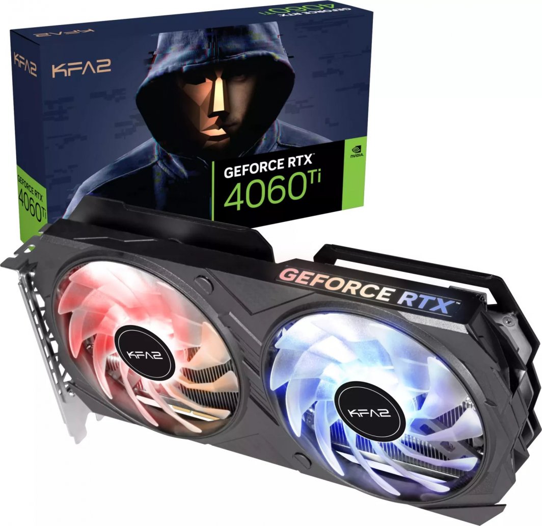 Kartelë grafike KFA2 GeForce RTX 4060 Ti EX 1-Click OC 8GB GDDR6