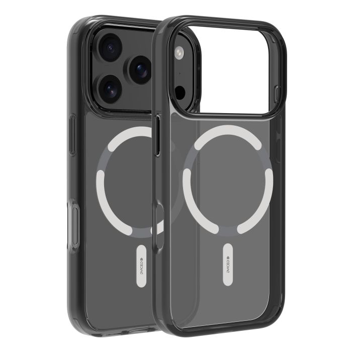 Dviced MagSafe iPhone 17 Pro Smoke Case, Silver