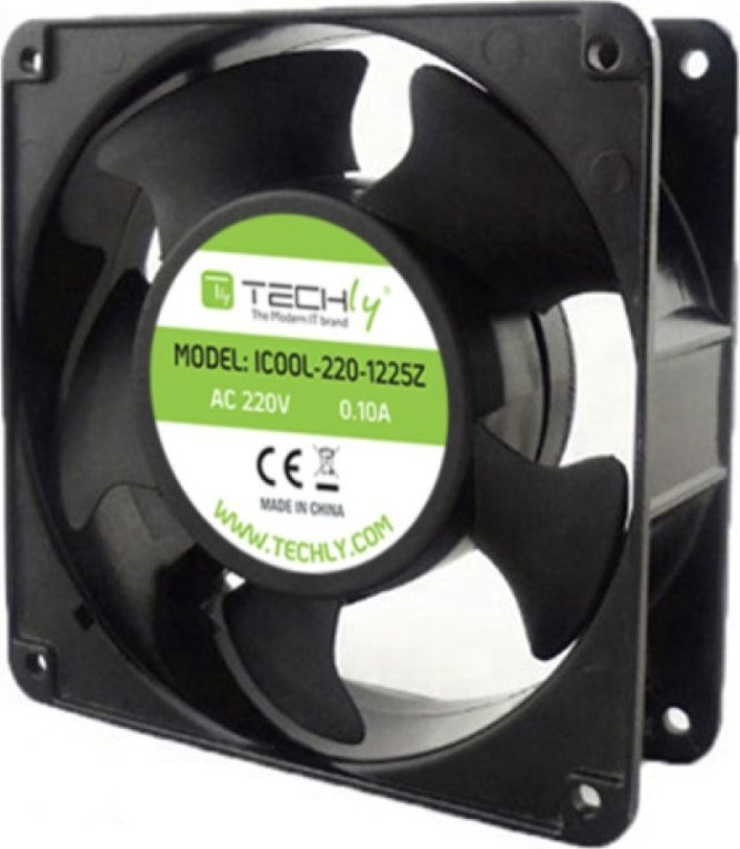 Ventilator PC Techly, 120mm, 220V, i zi