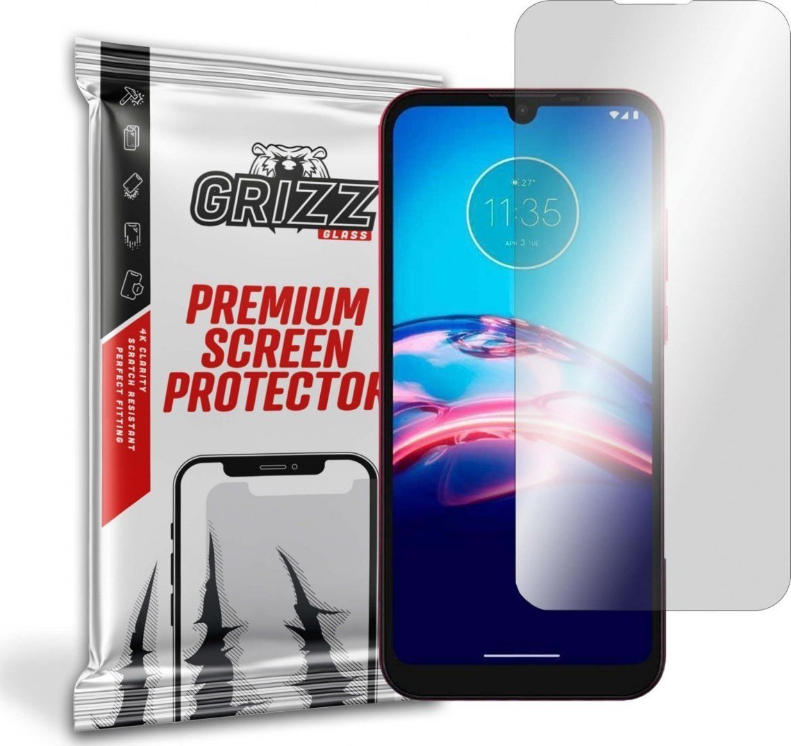 Xham mbrojtës GrizzGlass Hybrid, për Motorola Moto E6s 2020, transparent