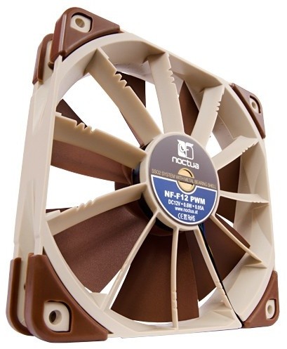 Ftohës Noctua NF-F12 PWM, 120 mm, i kaftë - bardhë