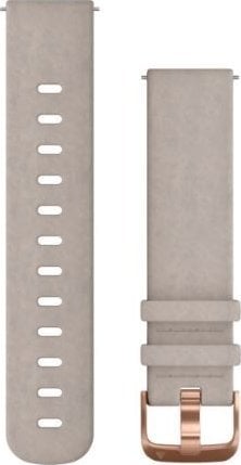 Rrip dore Garmin Light Gray Suede, i rregullueshëm, gri e çelët