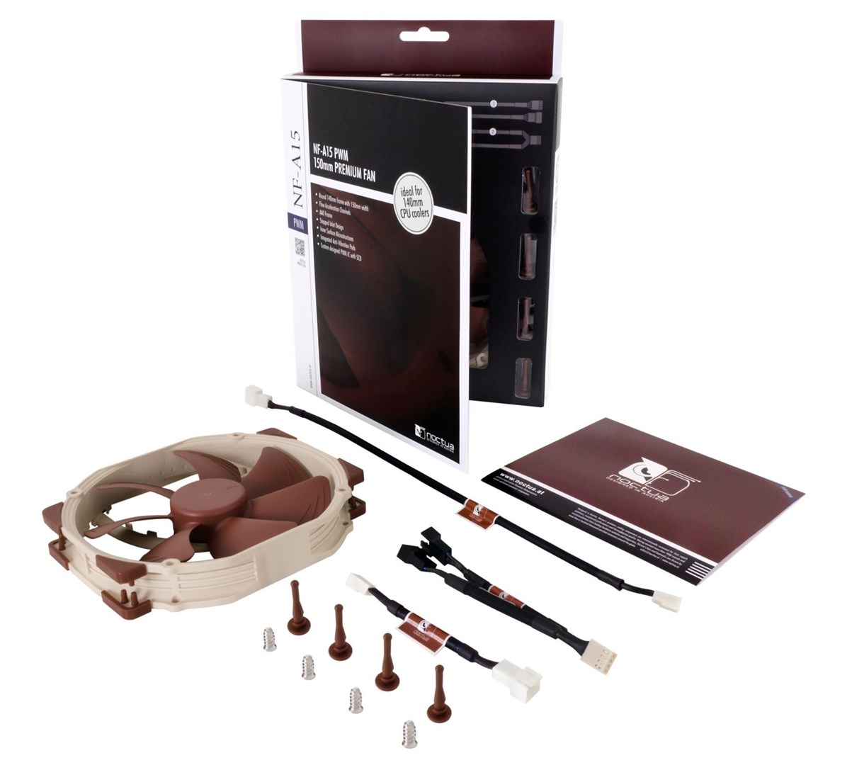 Ftohës Noctua NOC-NF-A15-PWM, 14 cm, i bronztë / bezhë