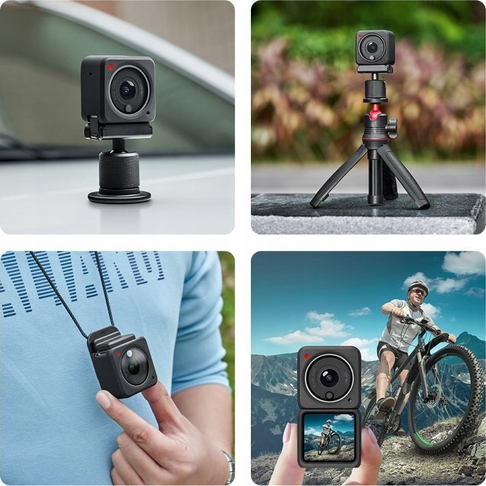 Këllëf silikoni Puluz PU578B për DJI Action 2 Dual-Screen, mbrojtës, i zi