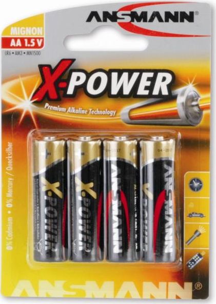 Bateri Ansmann X-Power AA/R6, 4 copë