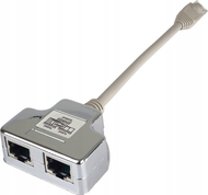 Adapter ndarës LAN PremiumCord, RJ45, 2 porta, 10/100 Mbps