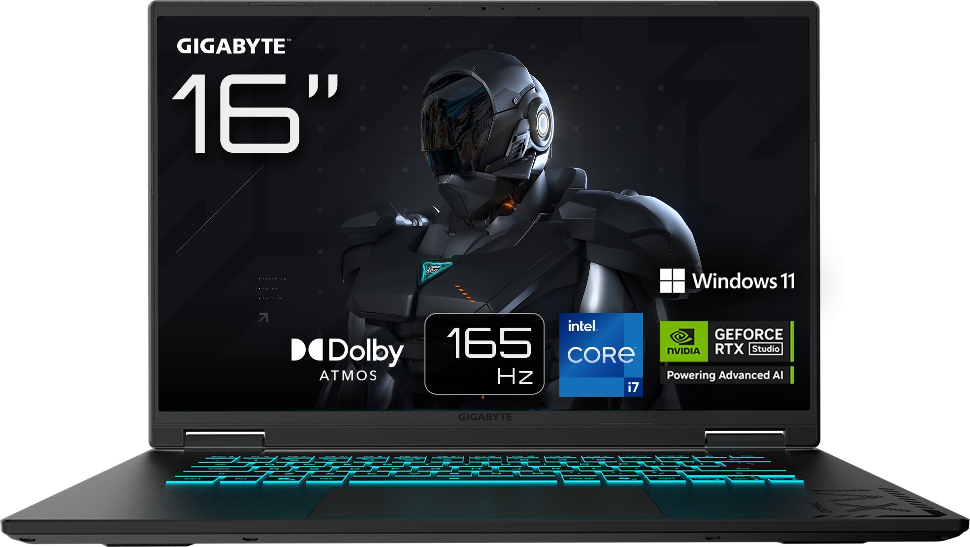 Laptop gaming GIGABYTE A16 CVH, Intel Core i7 13620H, 16", i zi