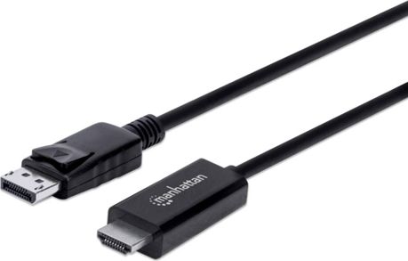 Kabllo Manhattan DisplayPort në HDMI, 1.8m, i zi