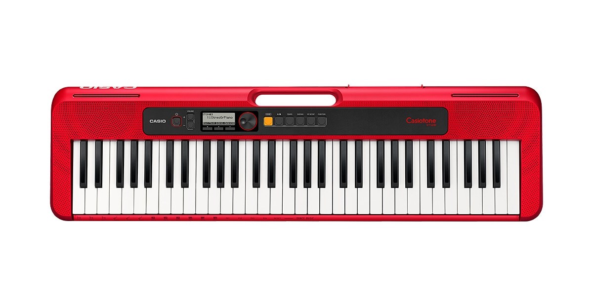 Tastierë Casio Casiotone CT S200, 61 taste, USB MIDI, e kuqe