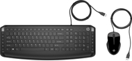 Set tastierë dhe maus HP 250, me kabllo, layout DE, i zi