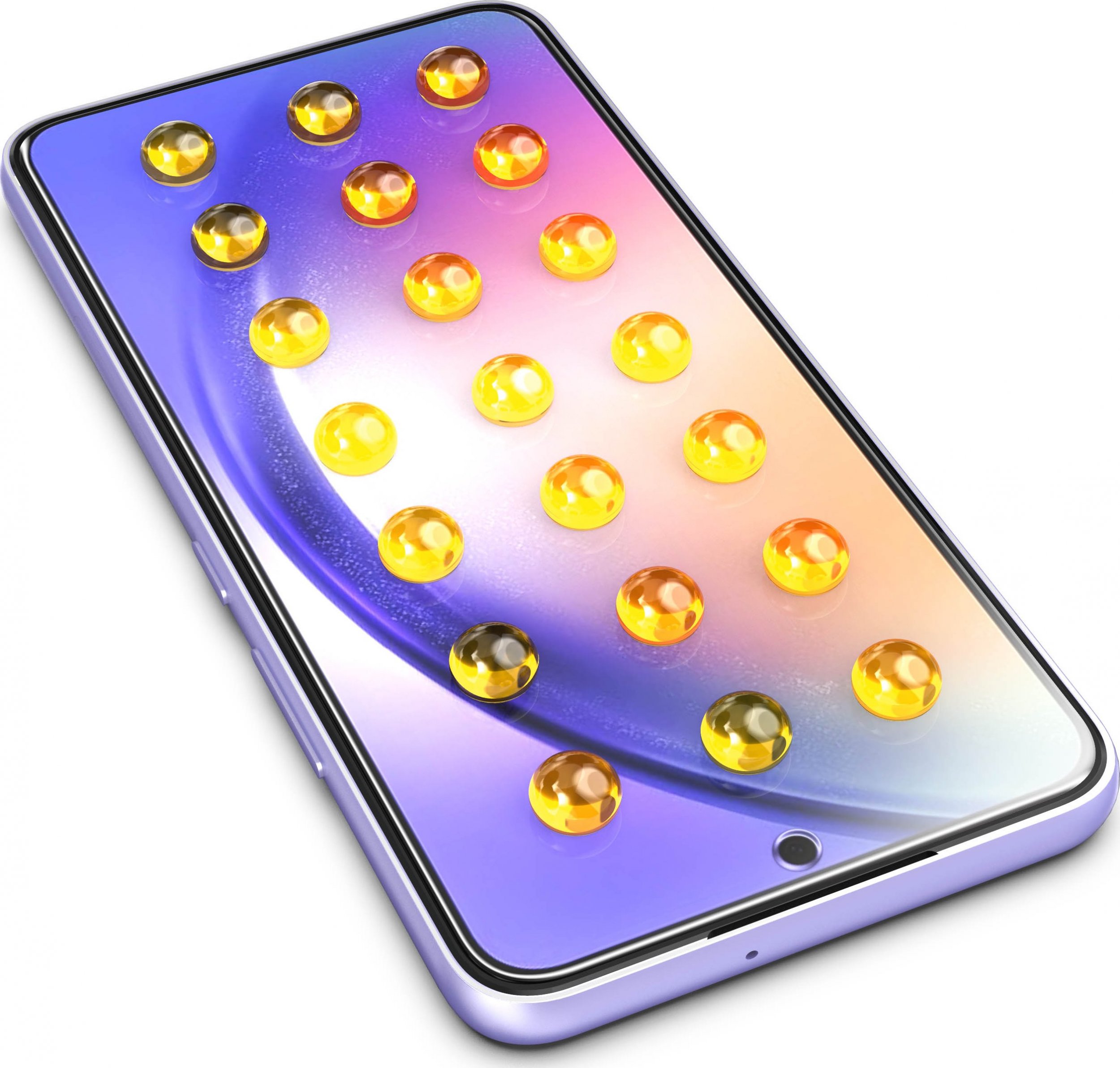 Mbrojtëse ekrani Mobile Origin për Samsung Galaxy A54 5G, xham i temperuar 9H, me aplikator, transparente