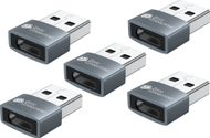 Адаптер USB Good Connections USB A во USB C, USB 2.0, сет 5 парчиња, црн