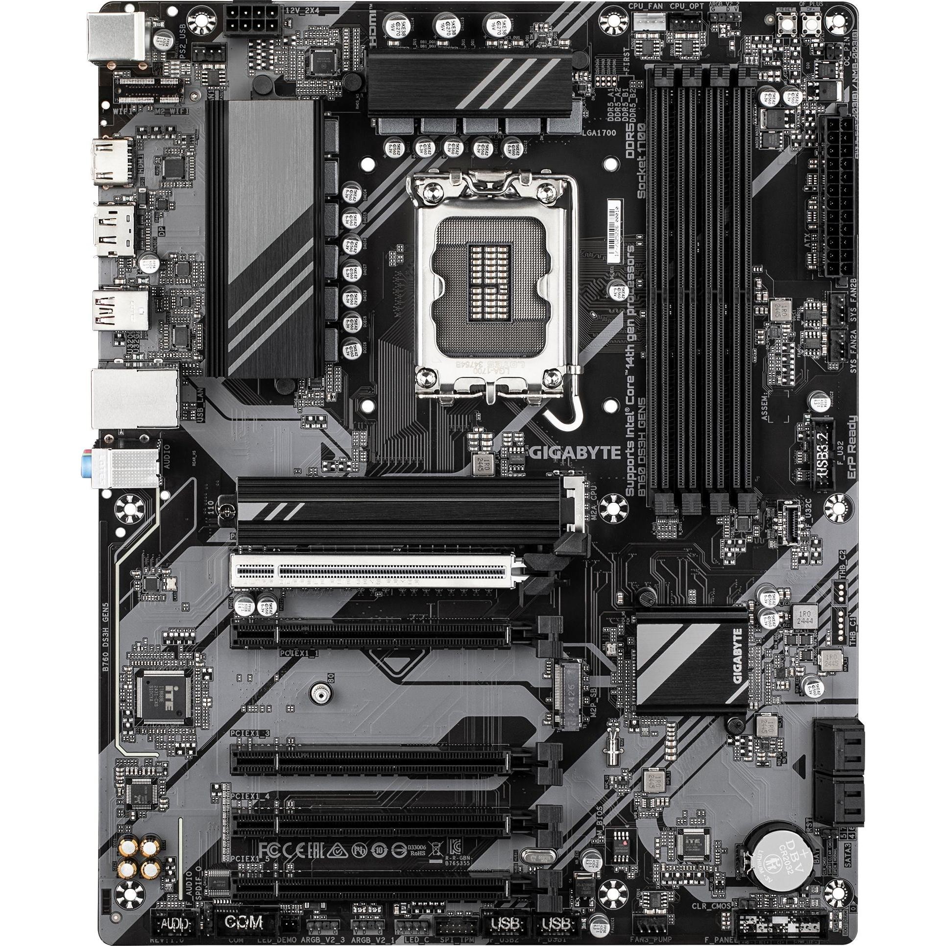 Pllaka maticna Gigabyte B760 DS3H GEN5, ATX, DDR5, LGA 1700