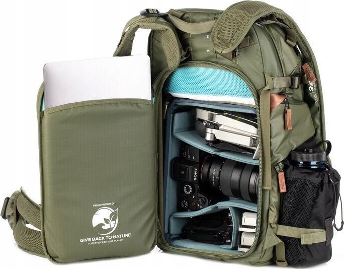 Çantë shpine fotografike Shimoda Explore V2 25 Starter Kit, 25L, për laptop 13", jeshile