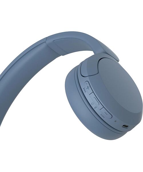 Слушалки Sony WH-CH520, блутут, сини