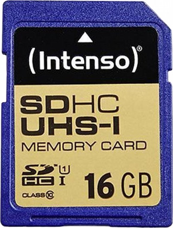 Kartë memorie Intenso Premium SDHC, 16GB, Class 10 UHS I