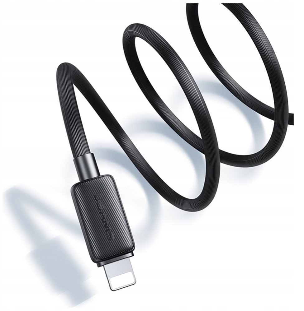 USB кабел Usams KY Series US-SJ694, Lightning во USB A, 2.4A, 2m, бел