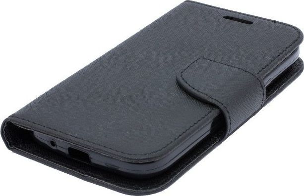 Kapak libri Fancy për Xiaomi Redmi 7, me portofol, magnetik, i zi