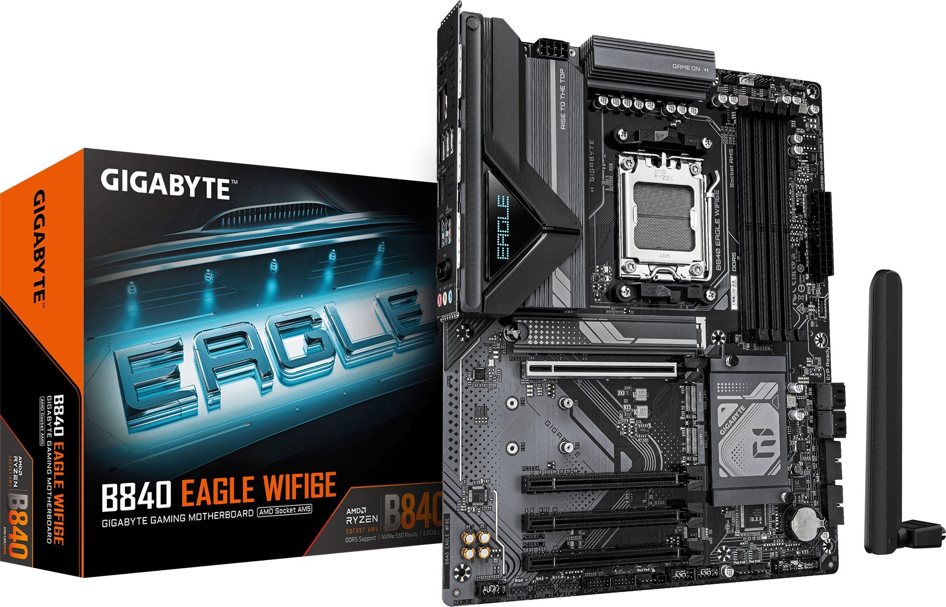 Motherboard Gigabyte GA-B840 EAGLE WF6E, ATX, DDR5, Socket AM5
