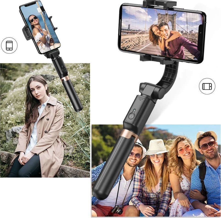 Selfie stick me tripod Apexel APL-D6, Bluetooth, universal për telefon