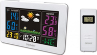 Stacion moti Denver WS-540, ekran me ngjyra, matje temperaturë dhe lagështie, i bardhë
