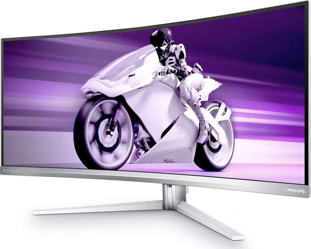 Monitor Philips Evnia OLED 34M2C8600/00, 34", UWQHD, i bardhë