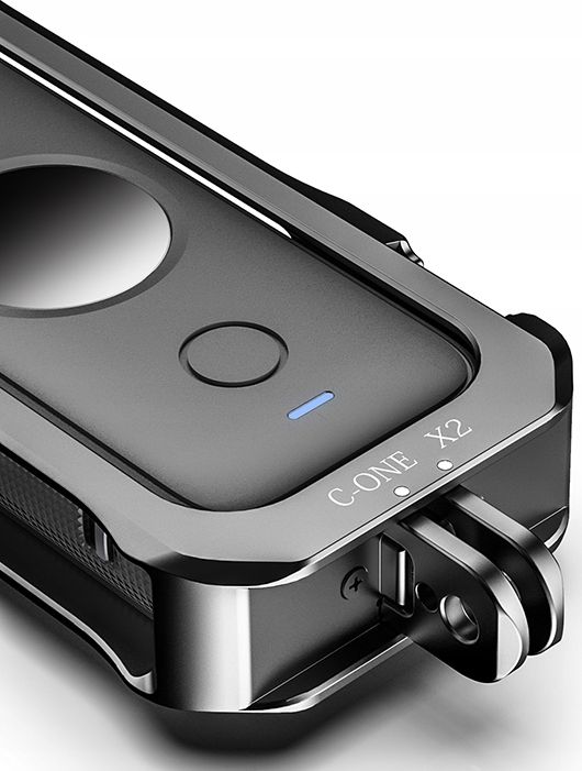 Kornizë montimi Ulanzi për Insta360 One X2, me adaptor magnetik, me kapak silikoni, e zezë