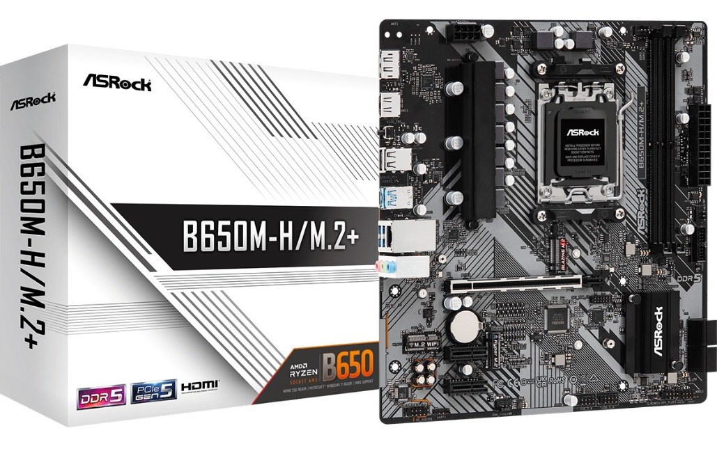 Pllakë amë ASRock B650M-H/M.2+